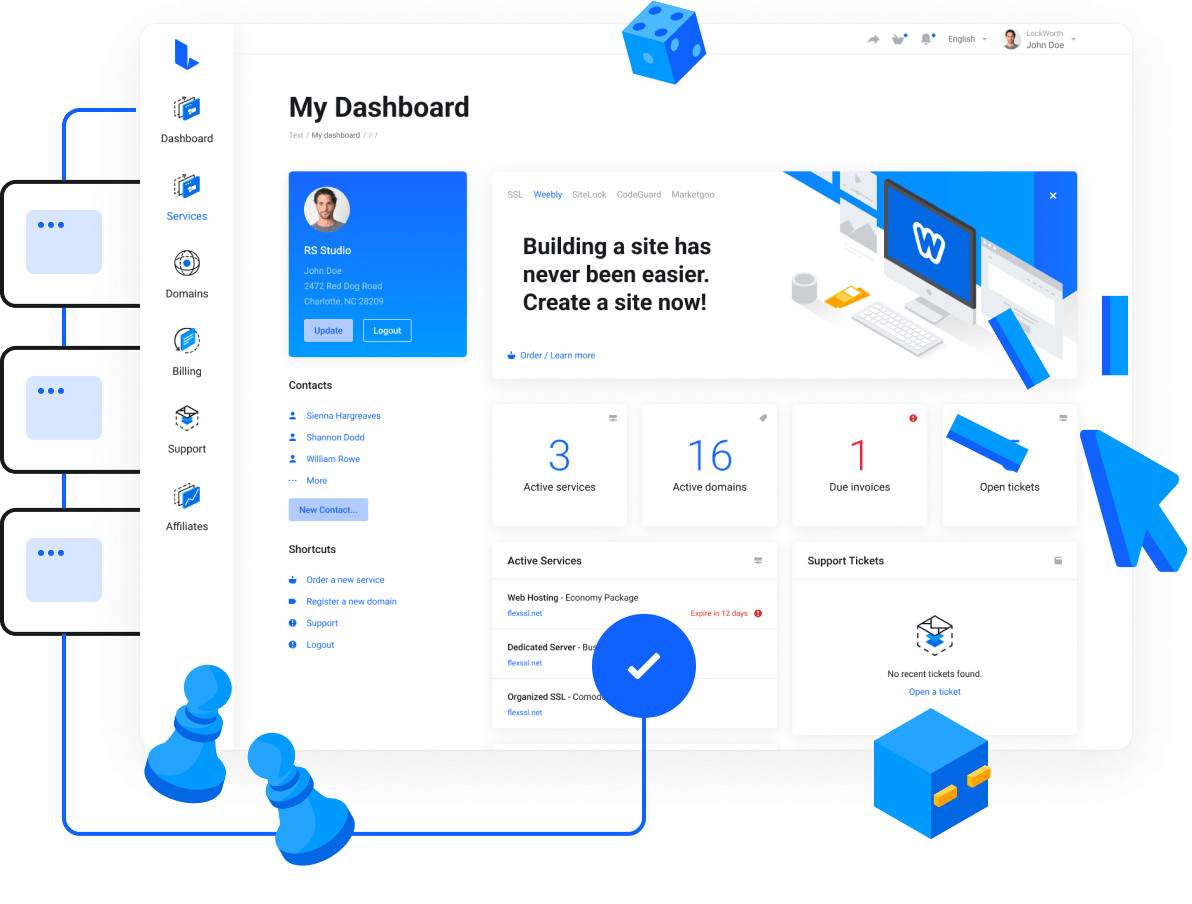 Minecraft servers - Krachtig Game Server-configuratiescherm