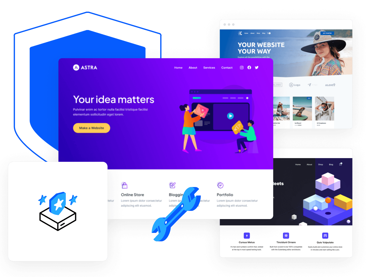 Provides comprehensive website security