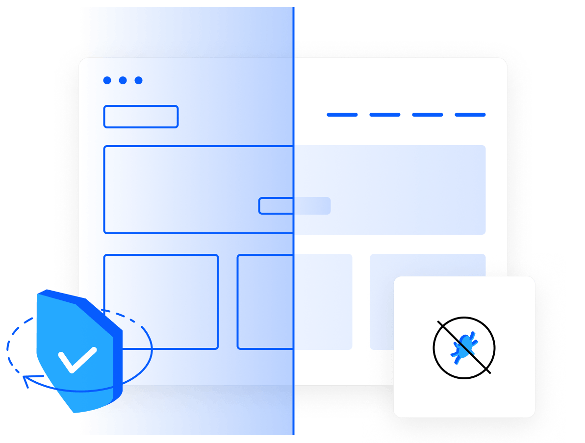 Professional security features for your website