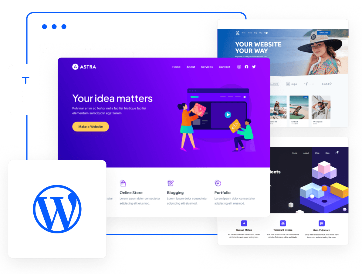 Over 10,000+ WordPress themes